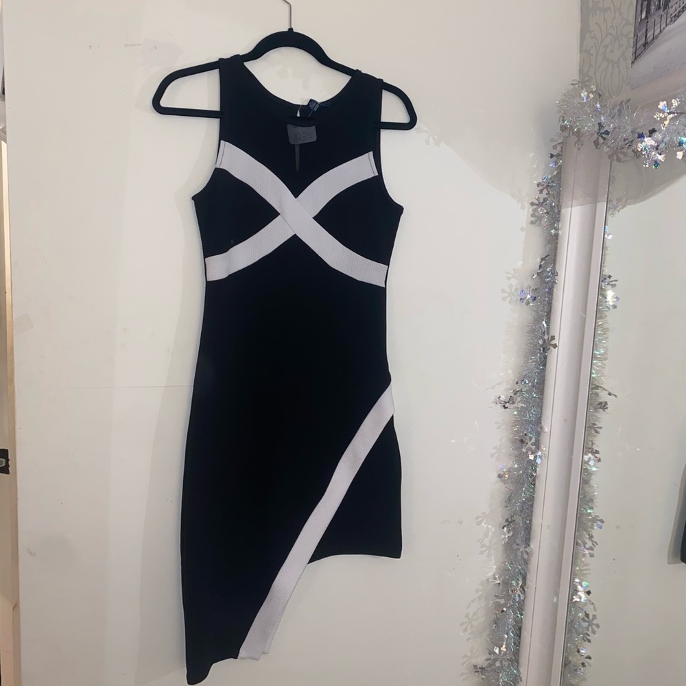 Brand New Black & White Dress